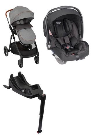 Set Kinderwagen, Basis en Autostoeltje