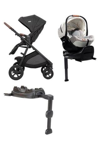 Set kinderwagen, autostoel en basis