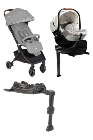 Set kinderwagen, autostoeltje en basis