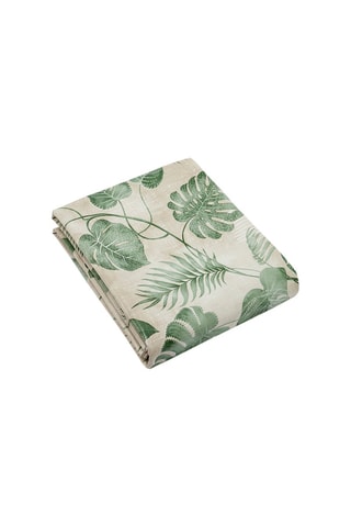 Tovaglia antimacchia Foresta - Verde e bianco