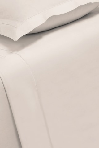 Lenzuolo sopra in raso di cotone 80 fili/cm² - Beige