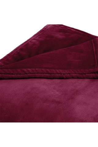 Plaid - Bordeaux - 180 x 220 cm