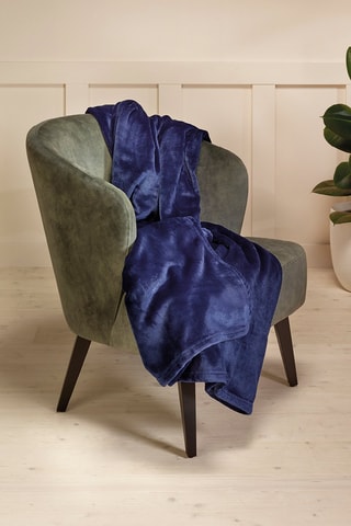 Plaid - Blu Scuro - 180 x 220 cm