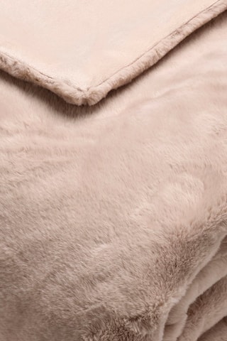 Plaid Fake fu - Beige - 130 x 180 cm