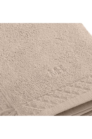 4 guanti da bagno - Taupe