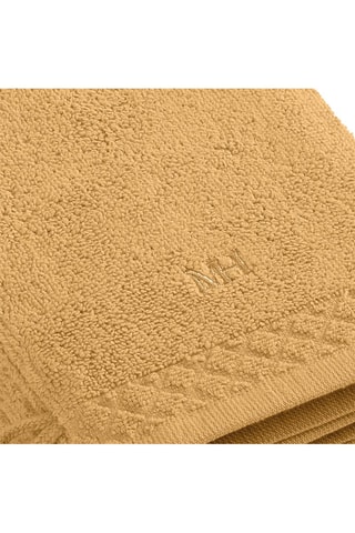 4 guanti da bagno - Giallo