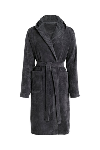 Accappatoio in velluto - Grigio