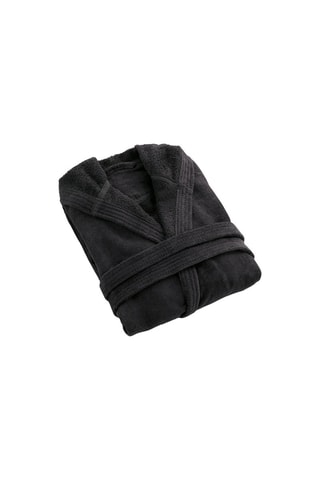 Accappatoio in velluto - Grigio