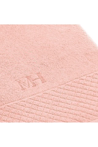 2 teli doccia - Rosa - 70 x 140 cm