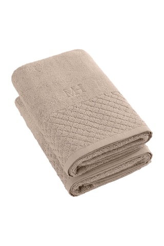2 asciugamani - Taupe - 50 x 100 cm