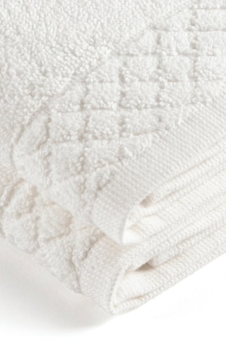 2 asciugamani in cotone pettinato Eden - Bianco