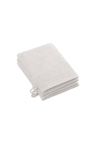 4 guanti da bagno Eden - Bianco