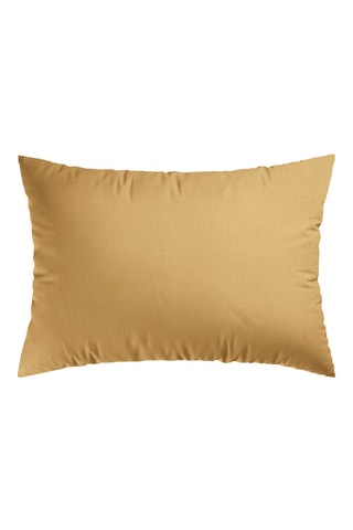 2 federe in garza di cotone 85 fili/cm² - Giallo