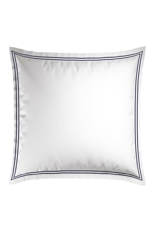 2 federe in raso di cotone 80 fili/cm² Paris - Bianco