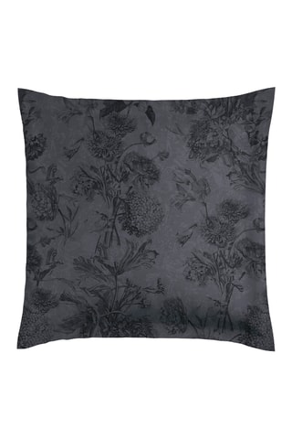 2 federe in raso di cotone 80 fili/cm² Jardin Botanique - Grigio scuro