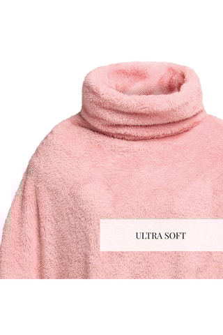 Poncho senza maniche - Rosa