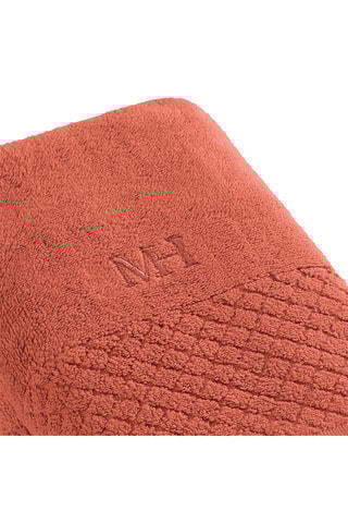 2 asciugamani Eden - Terracotta - 50 x 100 cm