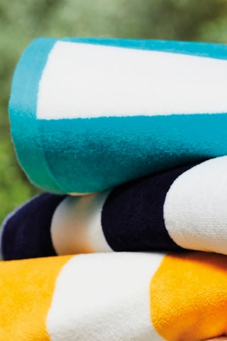 Telo mare Maël - Turchese - 90 x 180 cm