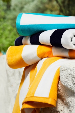 Telo mare Maël - Turchese - 90 x 180 cm