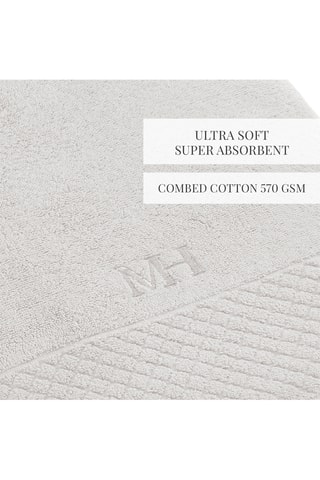 Telo bagno Eden - Bianco - 100 x 150 cm