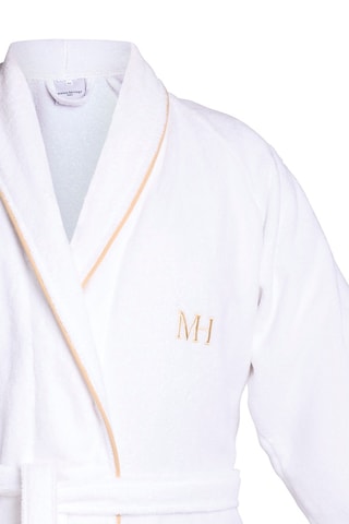 Accappatoio in velluto - Bianco