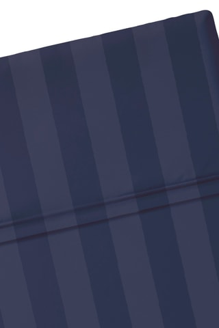 Lenzuolo sopra in raso di cotone 80 fili/cm² Dobby - Blu