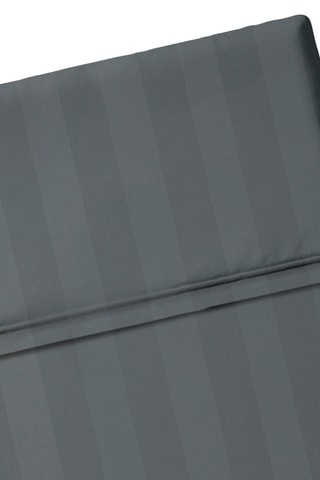 Lenzuolo sopra in raso di cotone 80 fili/cm² Dobby - Grigio scuro