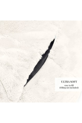 Rivestimento pouf senza imbottitura - finta pelliccia ultramorbida