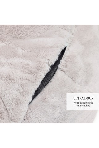 Rivestimento pouf - finta pelliccia ultramorbida