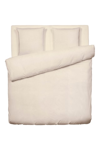 Parure copripiumino in garza di cotone 85 fili/cm² - Taupe