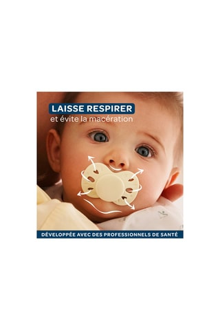 Sucette anatomique en silicone Essentielle - De 6 à 18 mois
