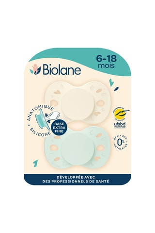 Sucette anatomique en silicone Essentielle - De 6 à 18 mois