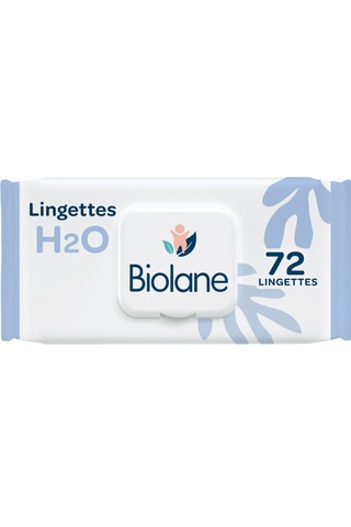 72 lingettes épaisses hypoallergéniques H2O