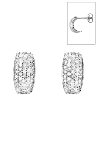 Brincos One million diamond   Ouro branco e diamantes