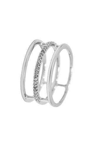 Anel Rêveuse Ouro branco e diamantes