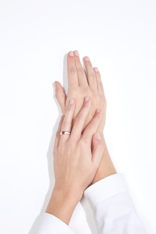 Anel Jaipur Ouro amarelo, diamantes e rubis