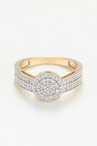 Bague First Love - 
Geelgoud en Diamanten