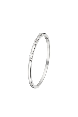 Anel Pour Toujours Ouro branco e diamantes