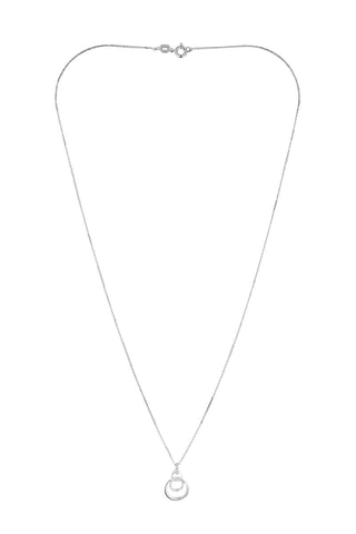 Pendente Nola Ouro branco e diamantes