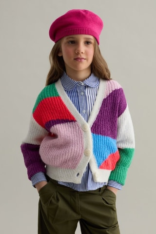 Béret en laine - Fuchsia