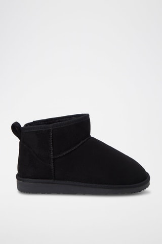 Bottines fourrées montantes - Noir