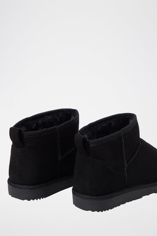 Bottines fourrées montantes - Noir