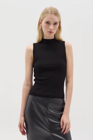 Pull sans manches - Noir