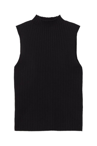 Pull sans manches - Noir