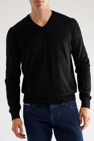 Pull en mérinos - Noir