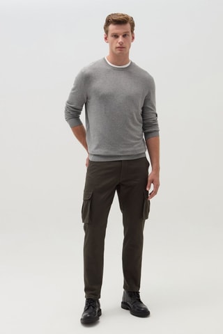 Pull - Gris clair chiné