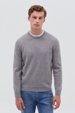 Pull - Gris clair chiné