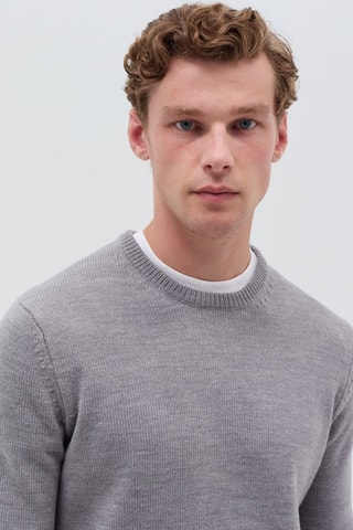 Pull - Gris clair chiné