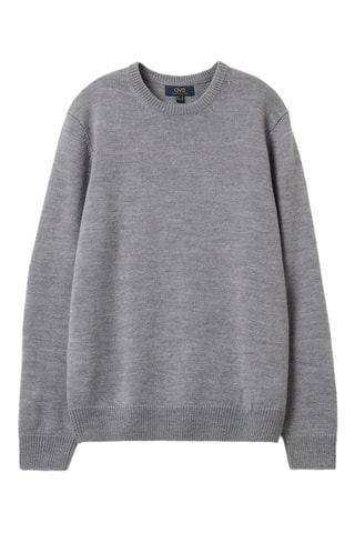 Pull - Gris clair chiné