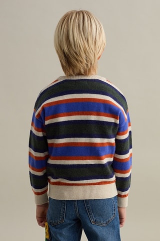 Pull - Bleu marine et écru